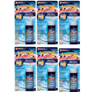 AquaChek 6-in-1 Test Strips for Spas and Hot Tubs - 6 Packs