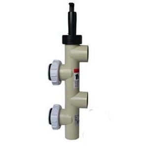 Pentair 2'' PVC Push Pull Valve 7.5'' Center (No Bulkhead Fittings)