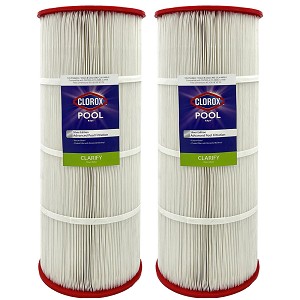 Clorox Silver Advanced Pool Filtration Replacement Cartridge for Predator Clean & Clear, 200sq ft - 2 pack