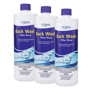 Ultima Back Wash Filter Rinse 3 Pack