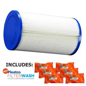 Pleatco Cartridge Filter PVT25N-P4 Vita Spa 179192 w/ 6x Filter Washes