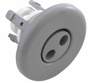 Waterway Plastics Adjustable Mini Jet Internal Smooth Face Pulsator Gray 2-5/8" 212-1047