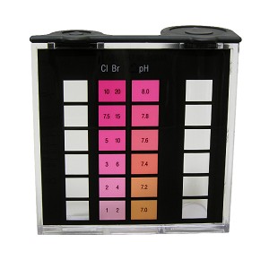 Taylor Technologies 2000 Series Comparator, Bromine & Chlorine, DPD/pH, 7.0-8.0