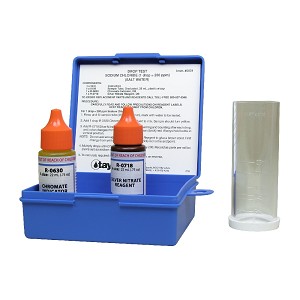 Taylor Technologies Drop Test, Chloride, Argentometric, Salt Pool & Spa Test Kit - .75 oz bottles