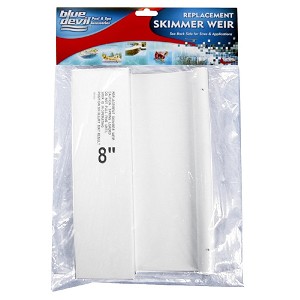 Blue Devil Skimmer Weir Replacement Gate Door Polybagged W/Header Card 8" B8508